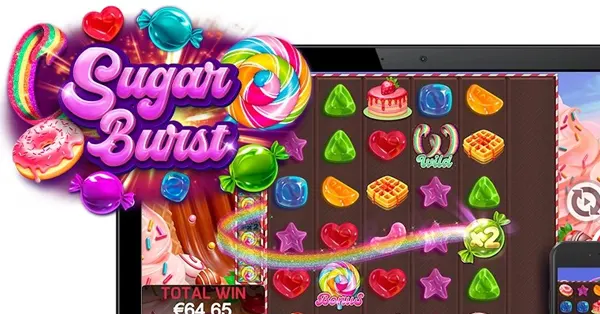 Red Rake Gaming Suguhkan Sugar Burst, Slot 6x6 dengan Xtreme Cascading